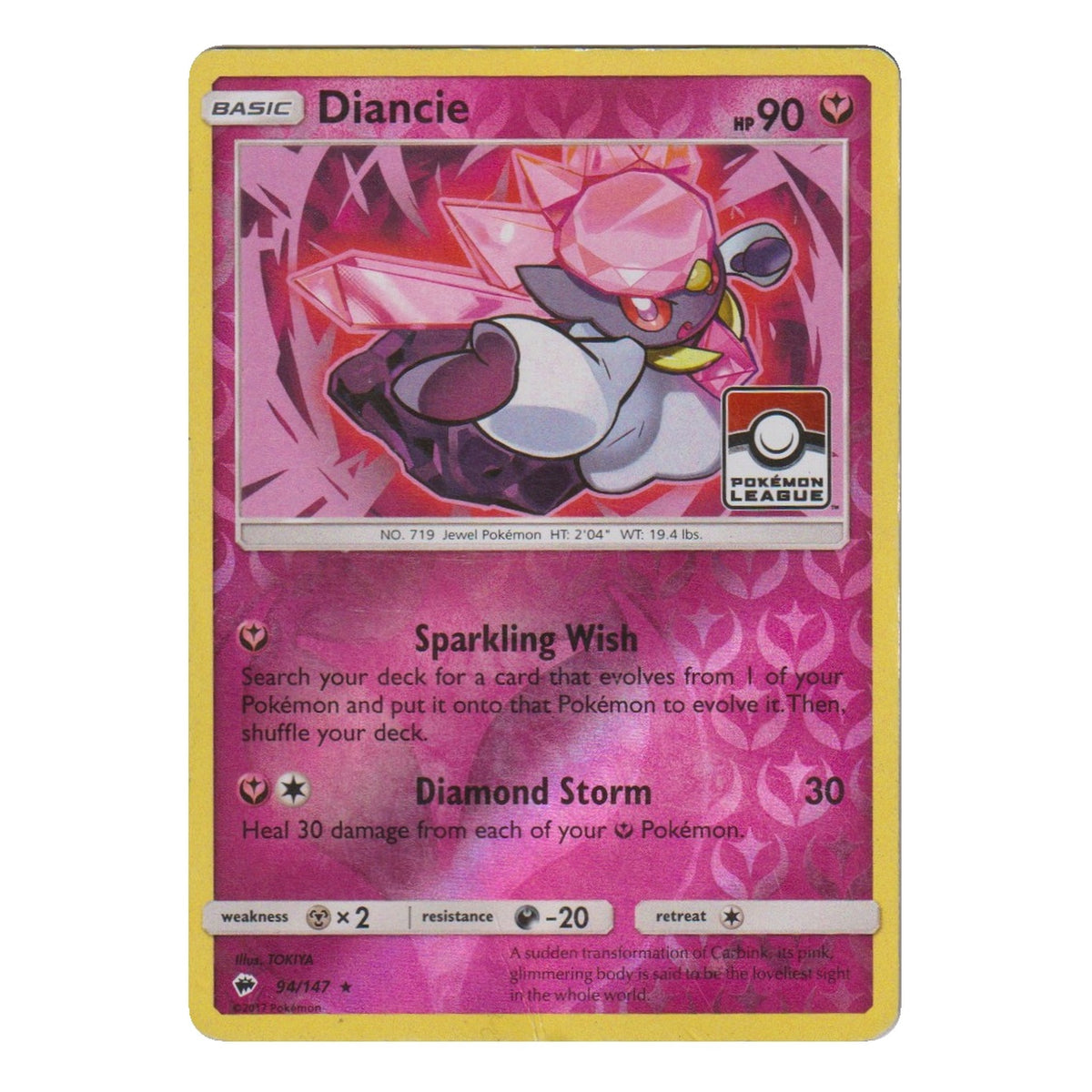 Pokémon: Diancie – Ultraprisma League Promo (BUS 094) – Einzelkarte