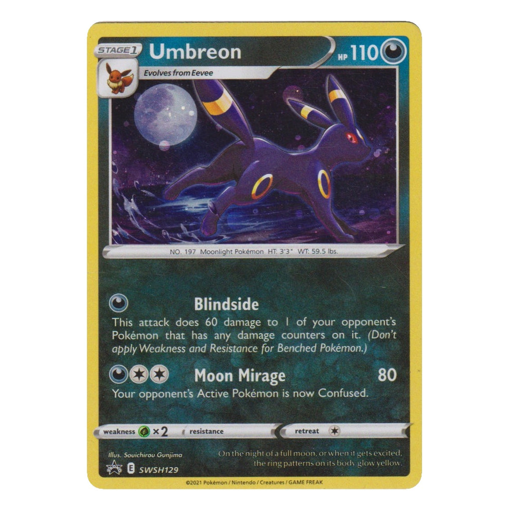 Pokémon: Umbreon – SWSH Black Star Promos (SWSH 129) – Einzelkarte