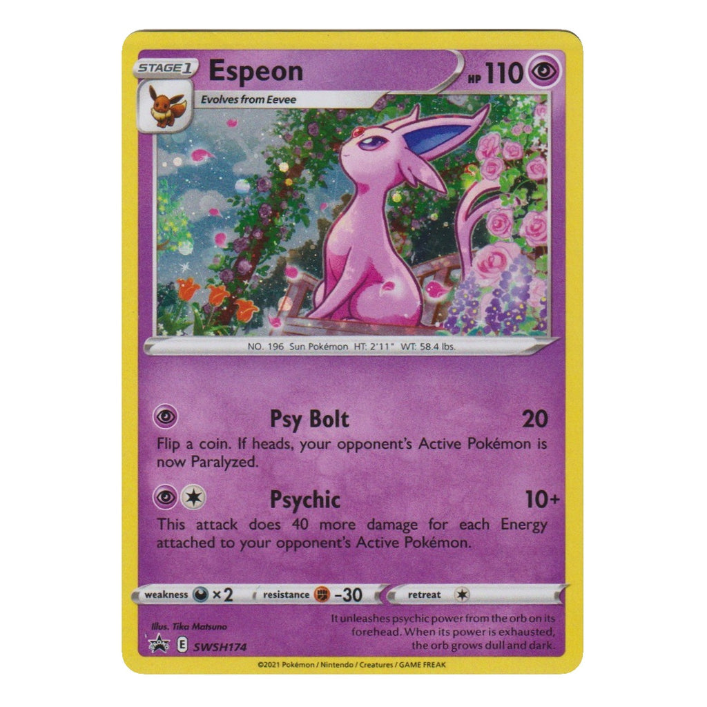 Pokémon: Espeon – SWSH Black Star Promos (SWSH 174) – Einzelkarte