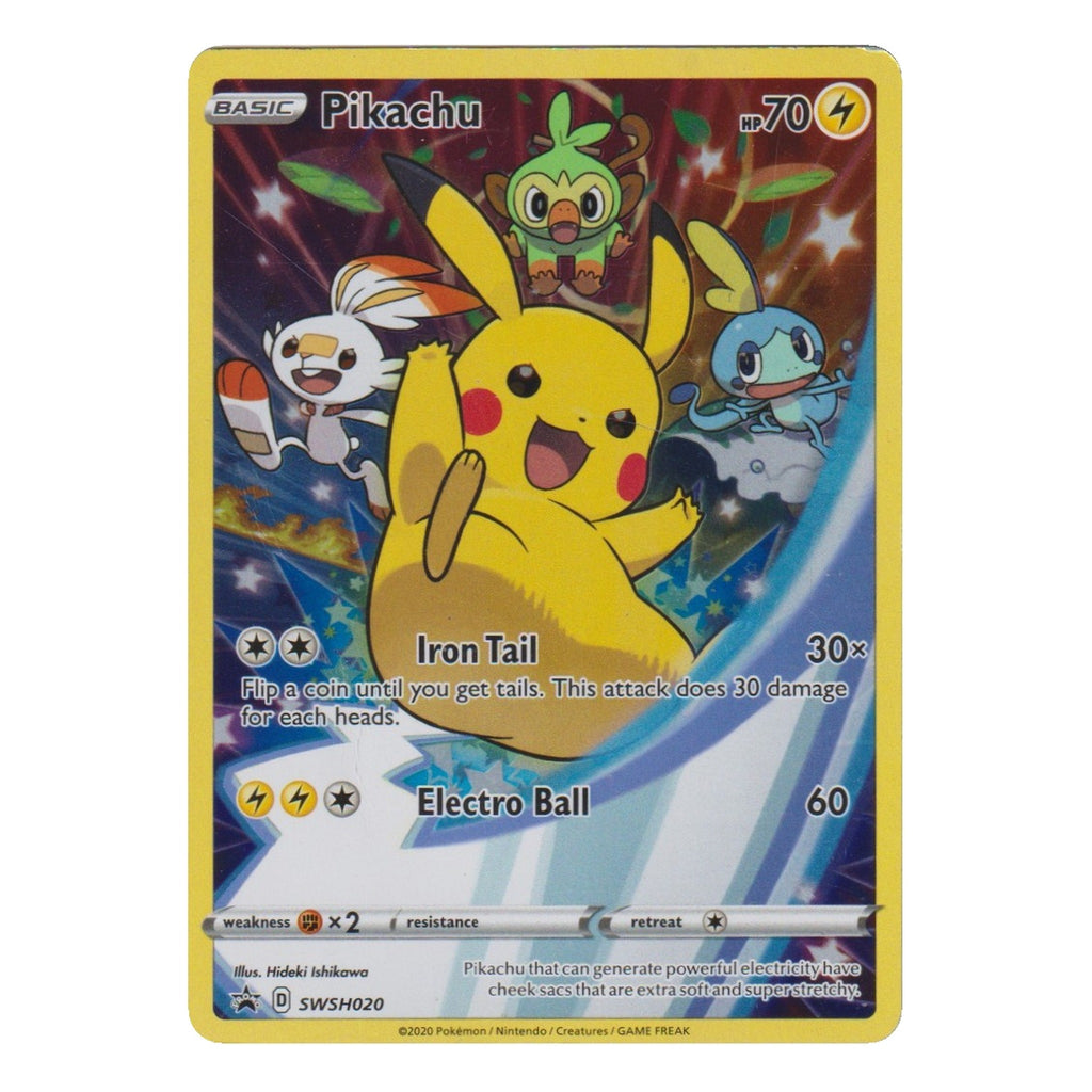 Pokémon: Pikachu – SWSH Black Star Promos (SWSH 020) – Einzelkarte