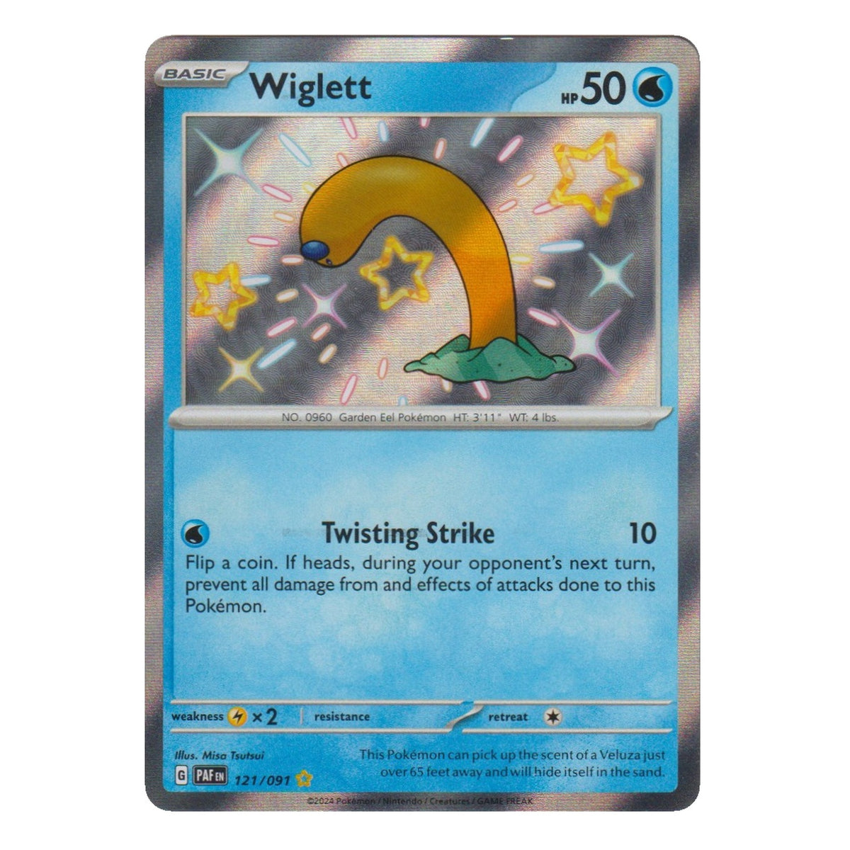 Pokémon: Wiglett – Paldeas Schicksale (PAF 121) – Einzelkarte