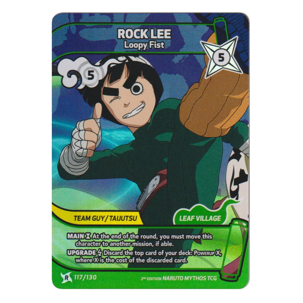 Naruto: Rock Lee - Loopy Fist – Naruto Mythos TCG (117/130) – Einzelkarte