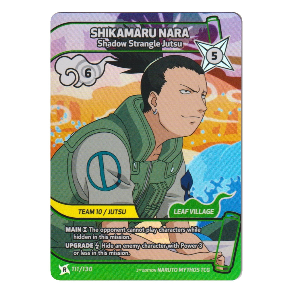 Naruto: Shikamaru Nara - Shadow Strangle Jutsu – Naruto Mythos TCG (111/130) – Einzelkarte