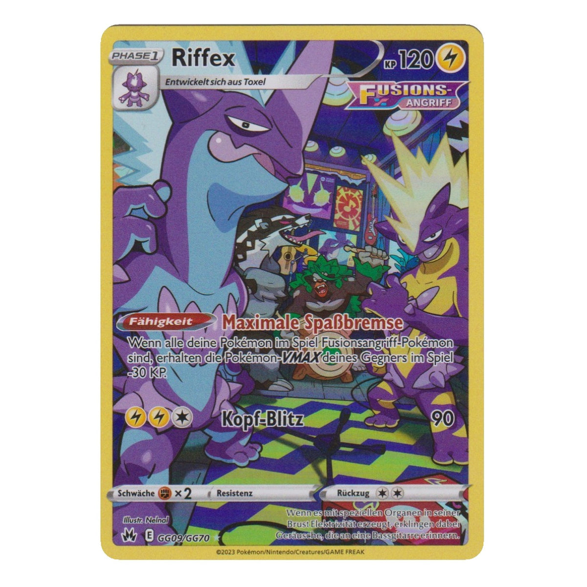 Pokémon: Riffex – Zenit der Könige (CRZ GG09) – Einzelkarte
