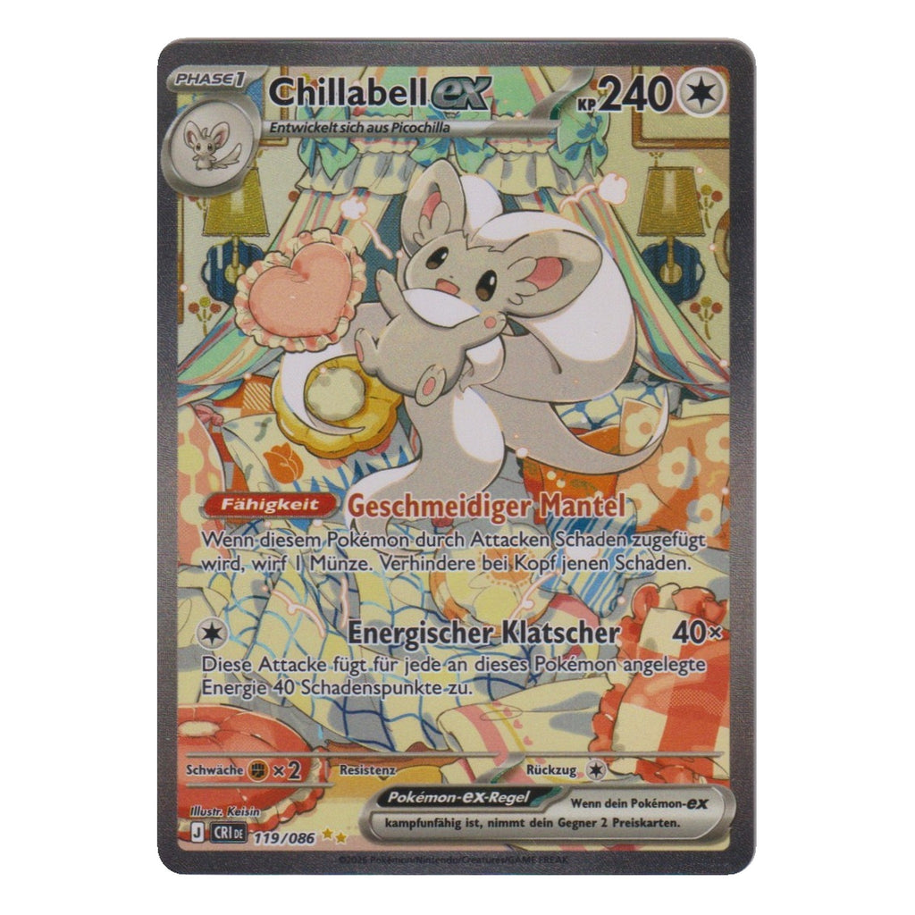 Pokémon: Chillabell ex – Wachsendes Chaos (CRI 119) – Einzelkarte