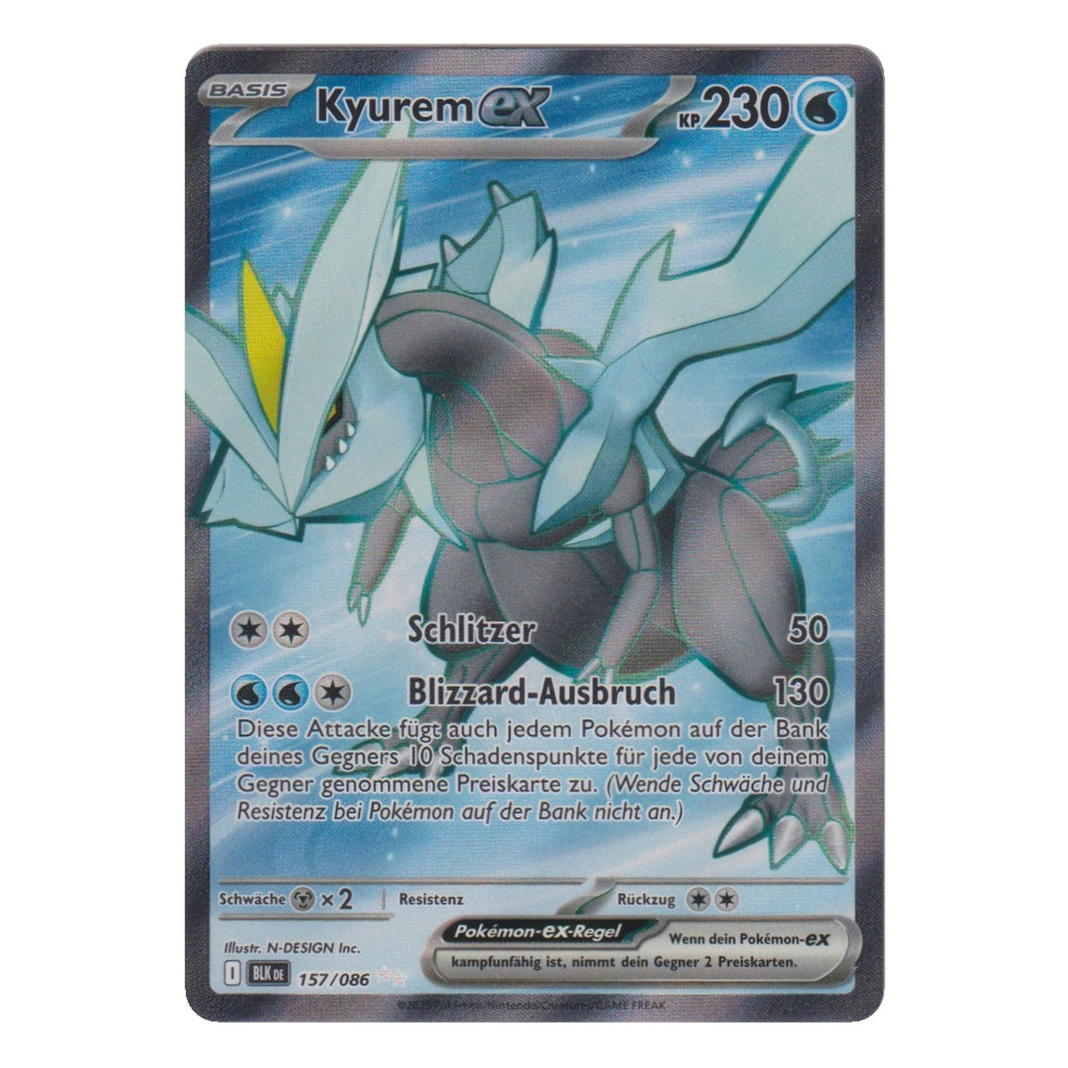 Pokémon: Kyurem ex – Schwarze Blitze (BLK 157) – Einzelkarte