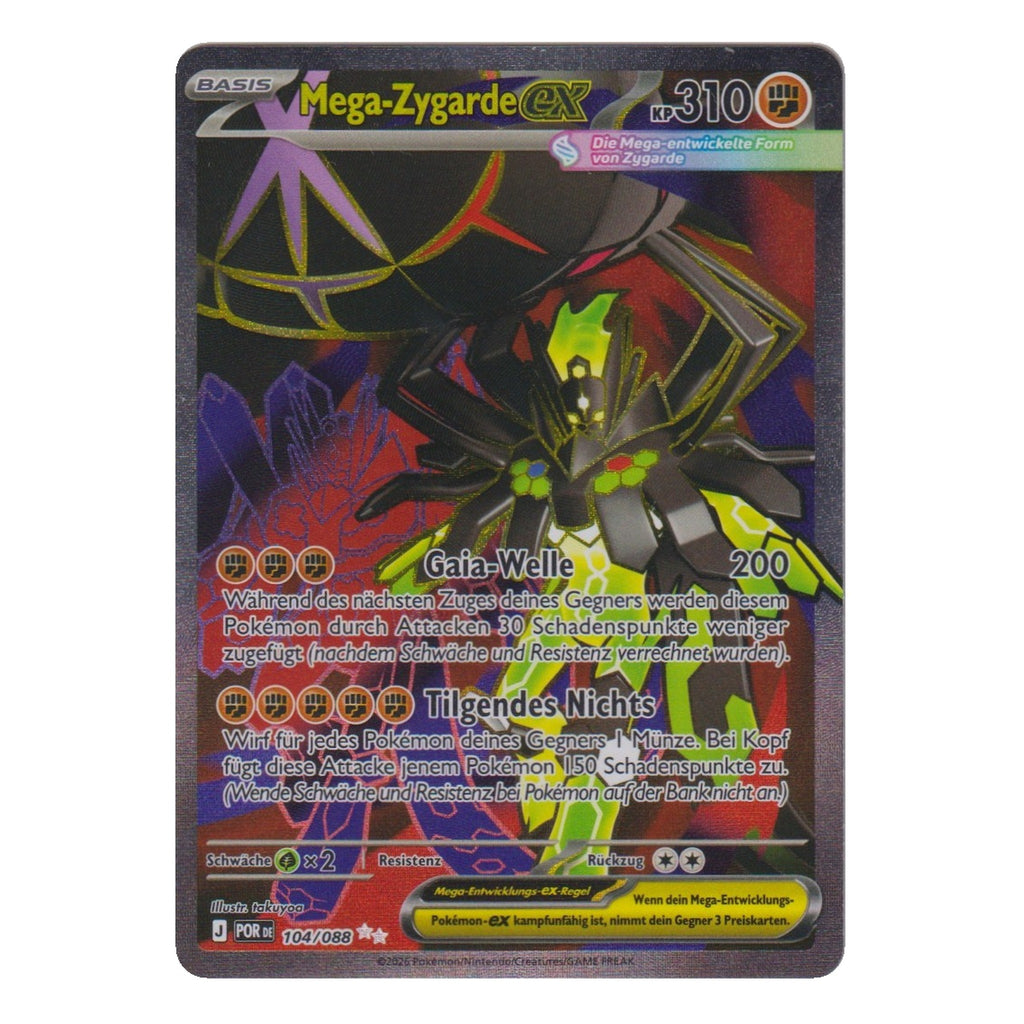 Pokémon: Mega-Zygarde ex – Optimale Ordnung (POR 104) – Einzelkarte