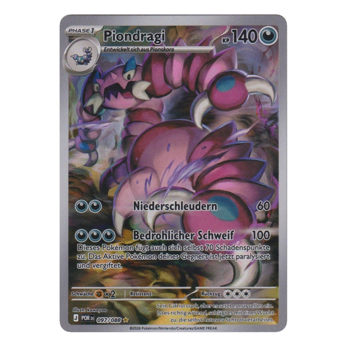 Pokémon: Piondragi – Optimale Ordnung (POR 097) – Einzelkarte