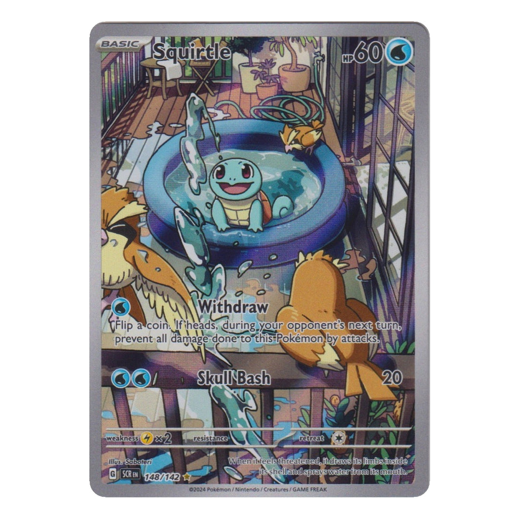 Pokémon: Squirtle – Stellar Crown (SCR 148) – Einzelkarte