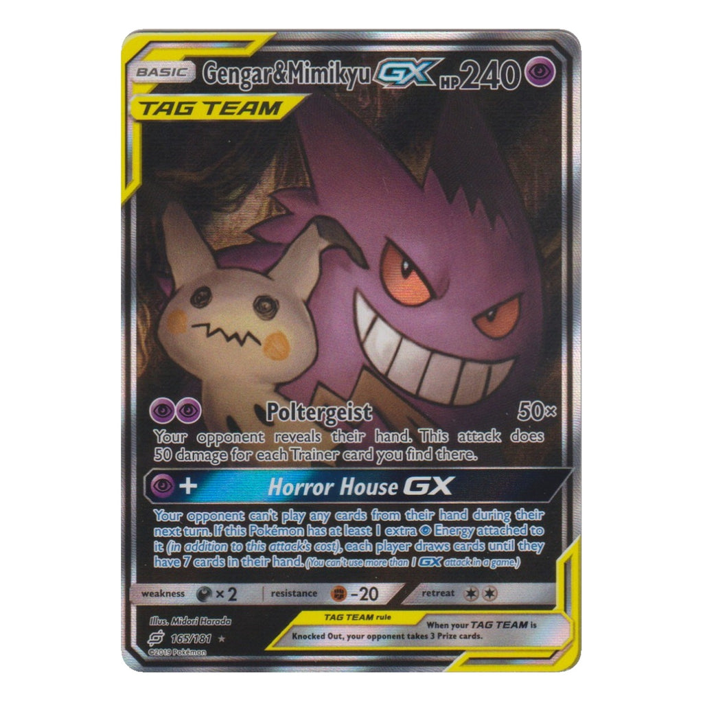 Pokémon: Gengar & Mimikyu GX – Team Up (TEU 165) – Einzelkarte