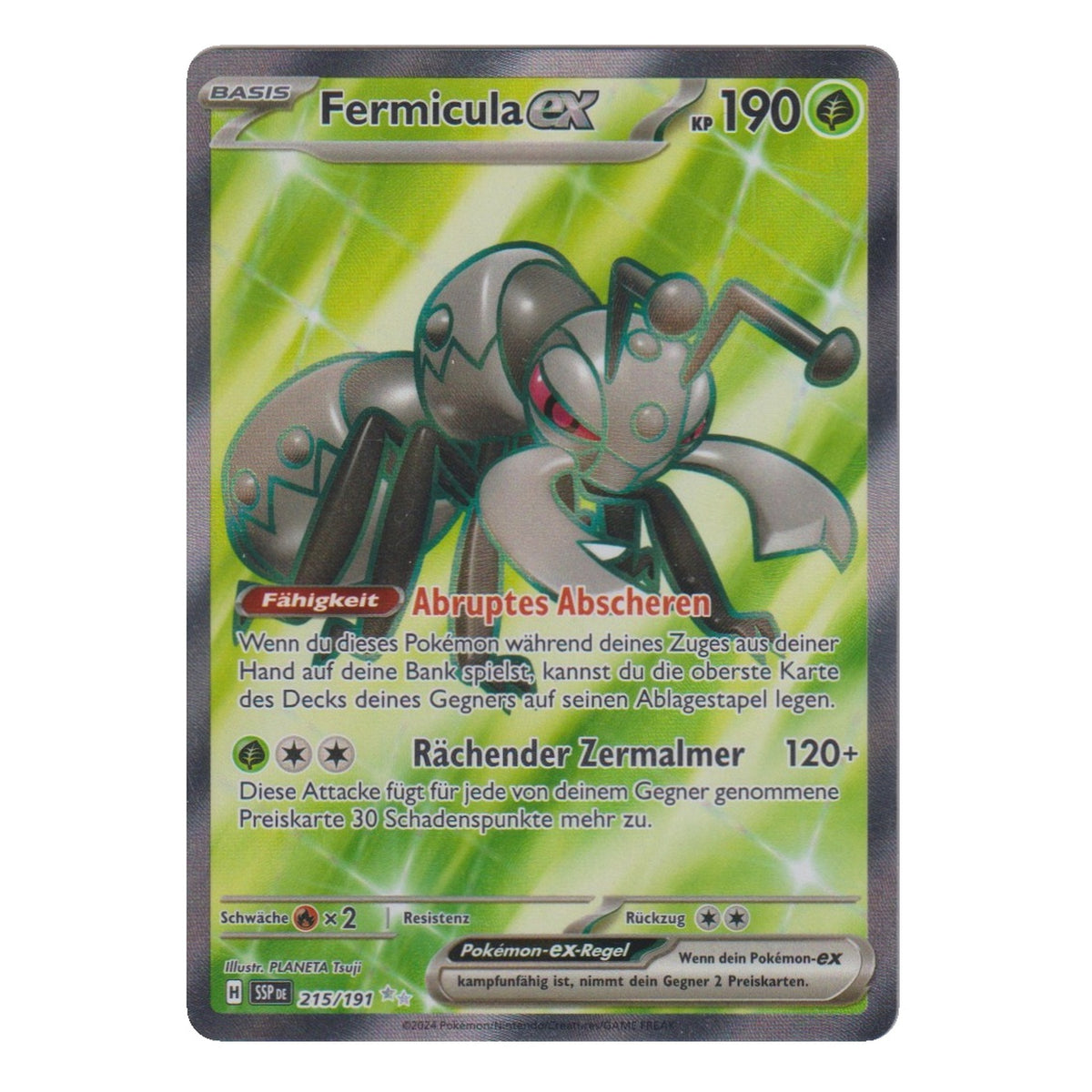 Pokémon: Fermicula ex – Stürmische Funken (SSP 215) – Einzelkarte