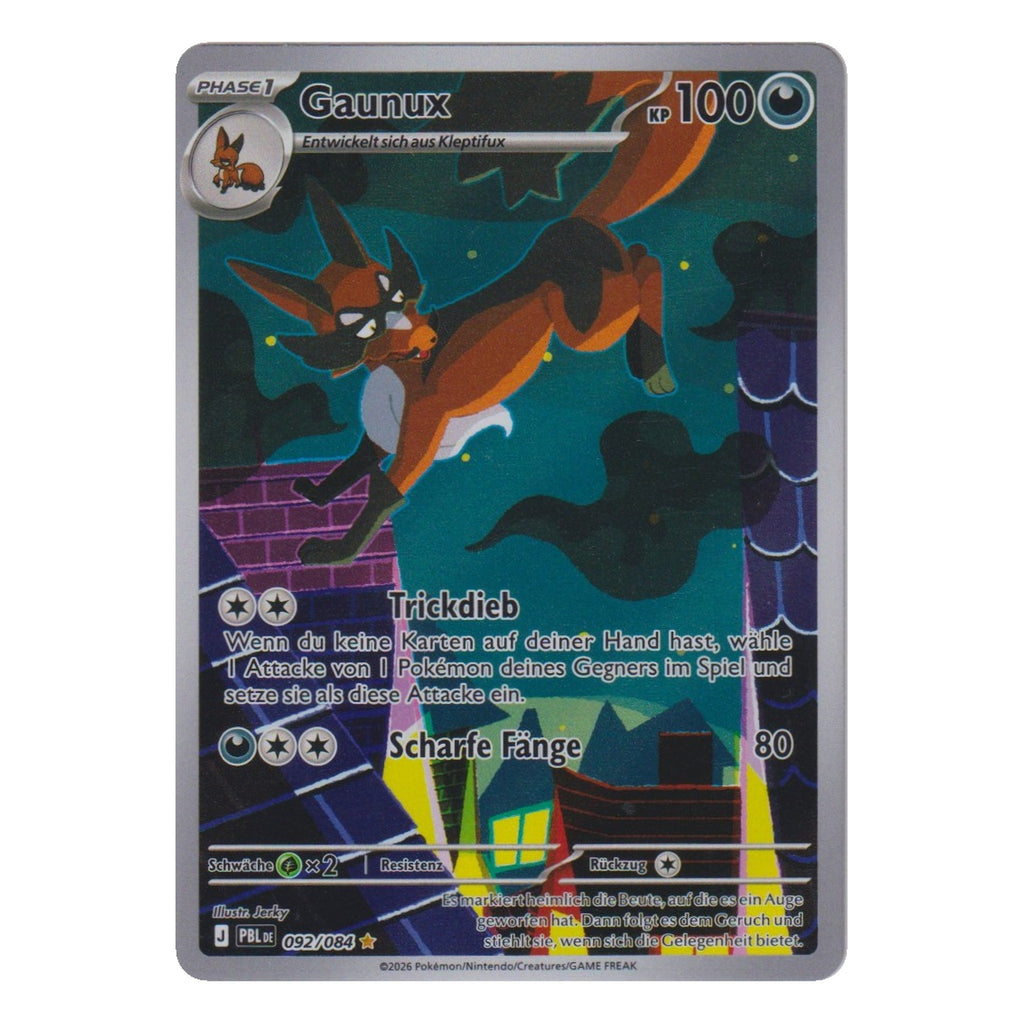 Pokémon: Gaunux – Dunkelnacht (PBL 092) – Einzelkarte