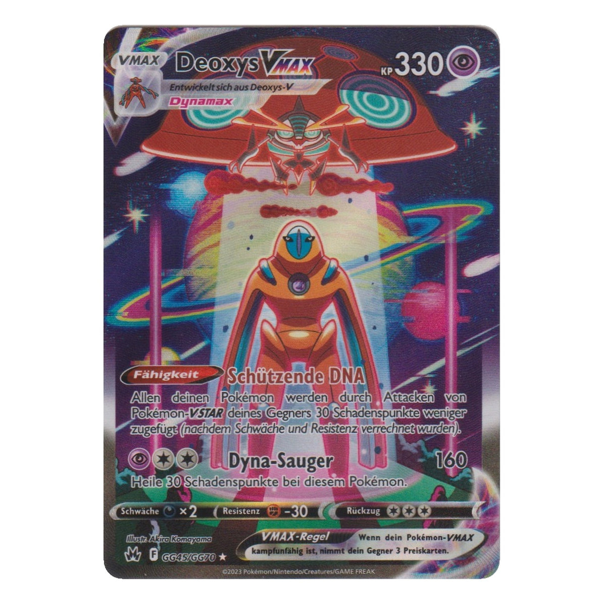 Pokémon: Deoxys VMAX – Zenit der Könige (CRZ GG45) – Einzelkarte