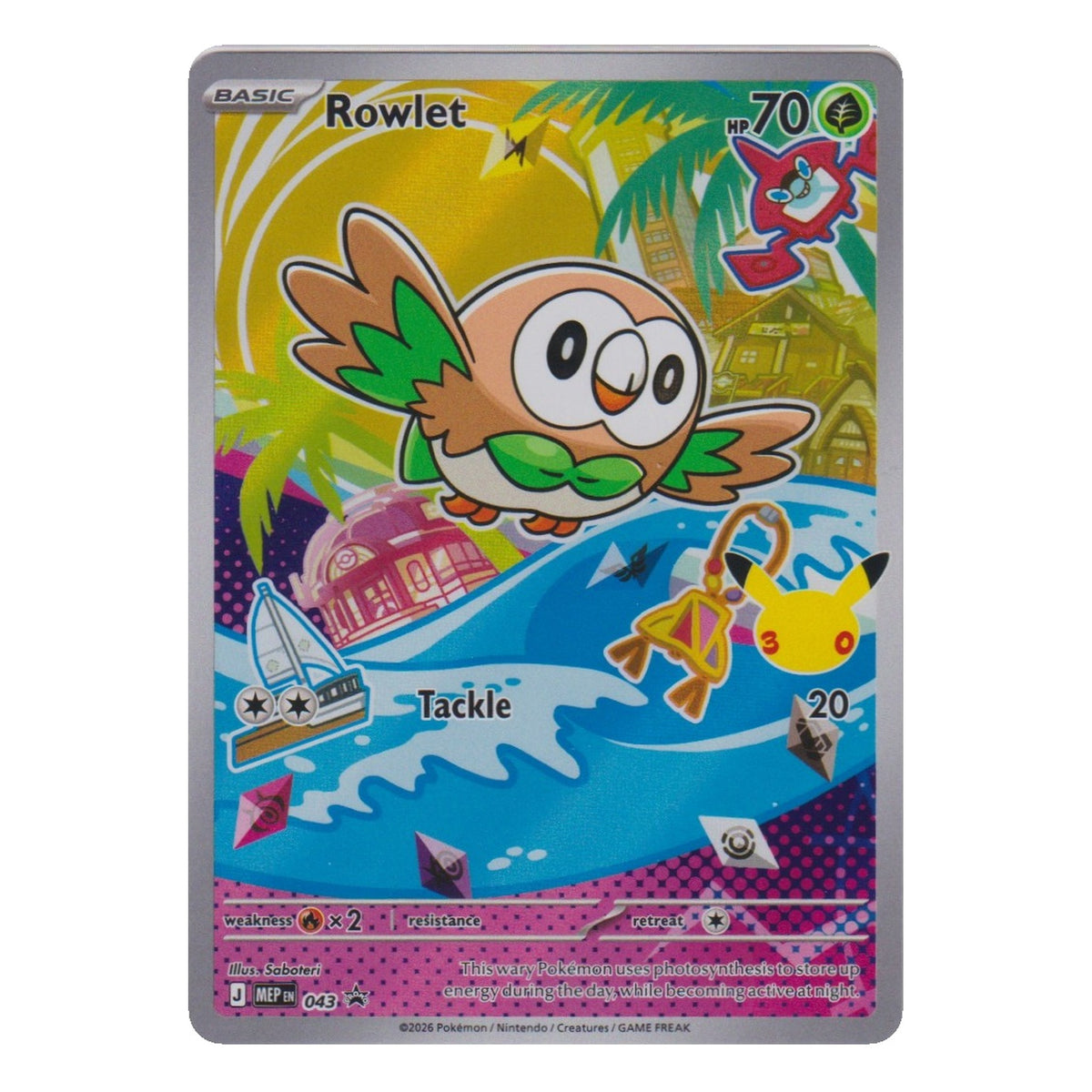 Pokémon: Rowlet – MEP Black Star Promos (MEP 043) – Einzelkarte
