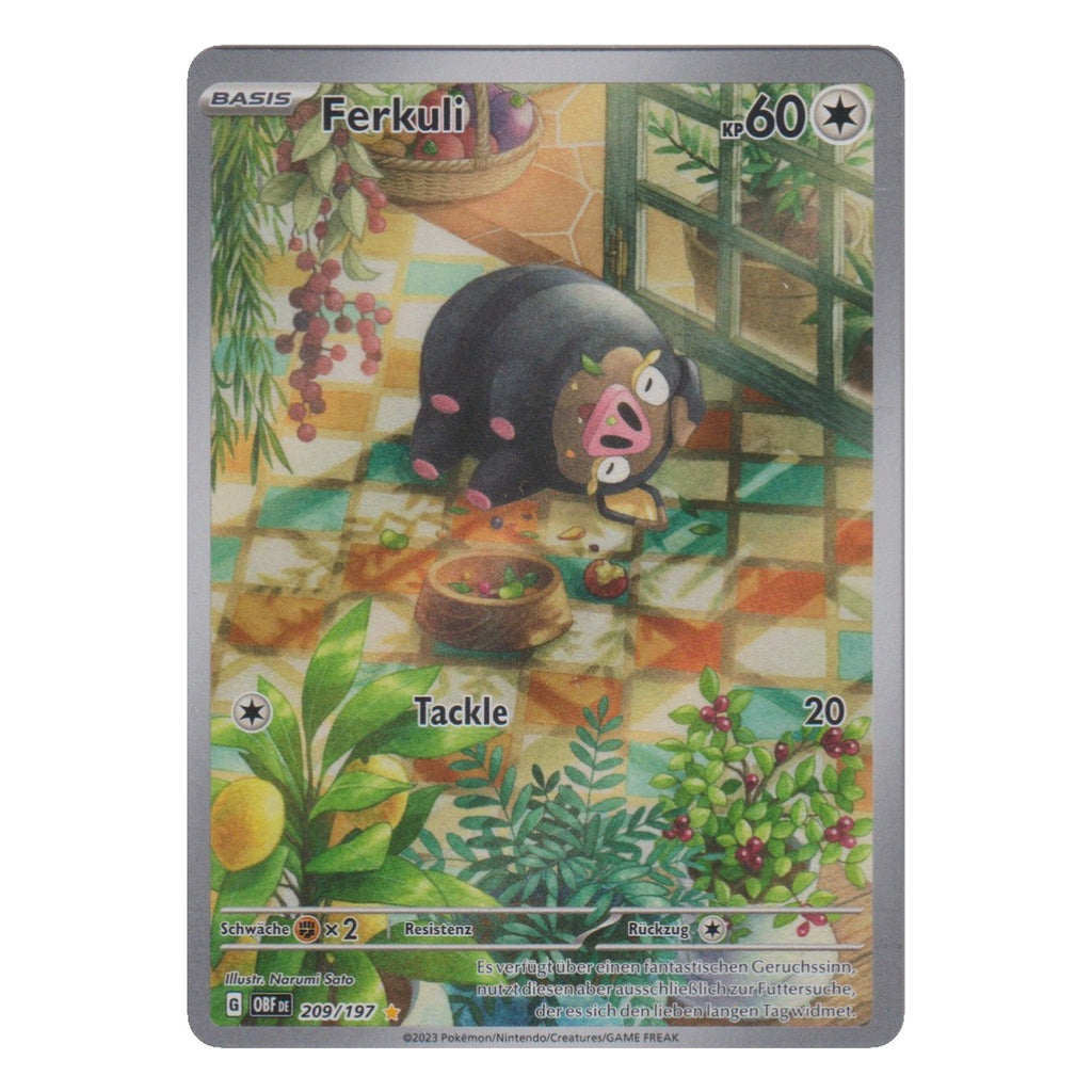 Pokémon: Ferkuli – Obsidianflammen (OBF 209) – Einzelkarte