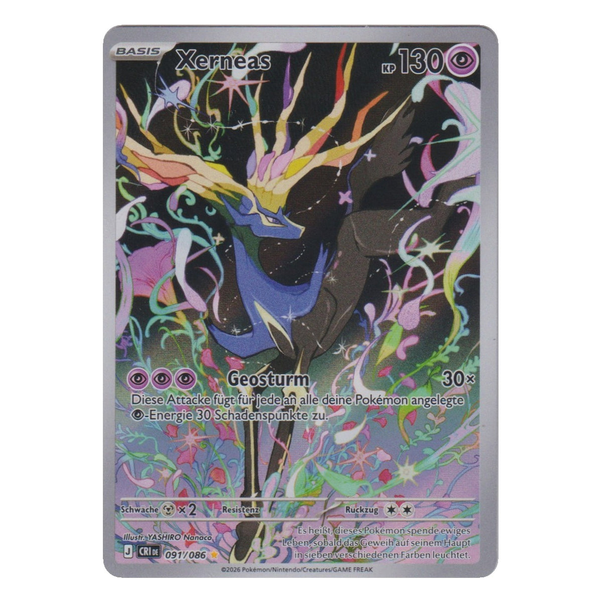 Pokémon: Xerneas – Wachsendes Chaos (CRI 091) – Einzelkarte
