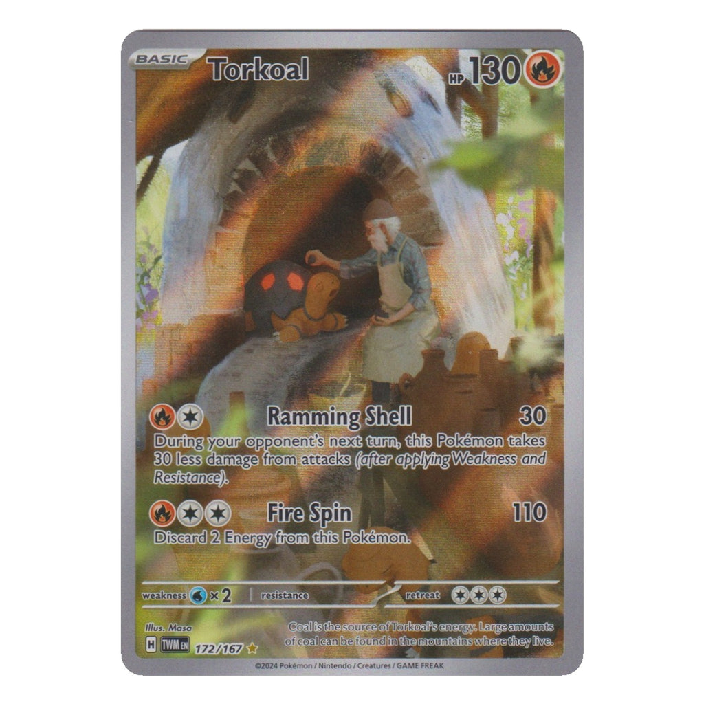 Pokémon: Torkoal – Twilight Masquerade (TWM 172) – Einzelkarte