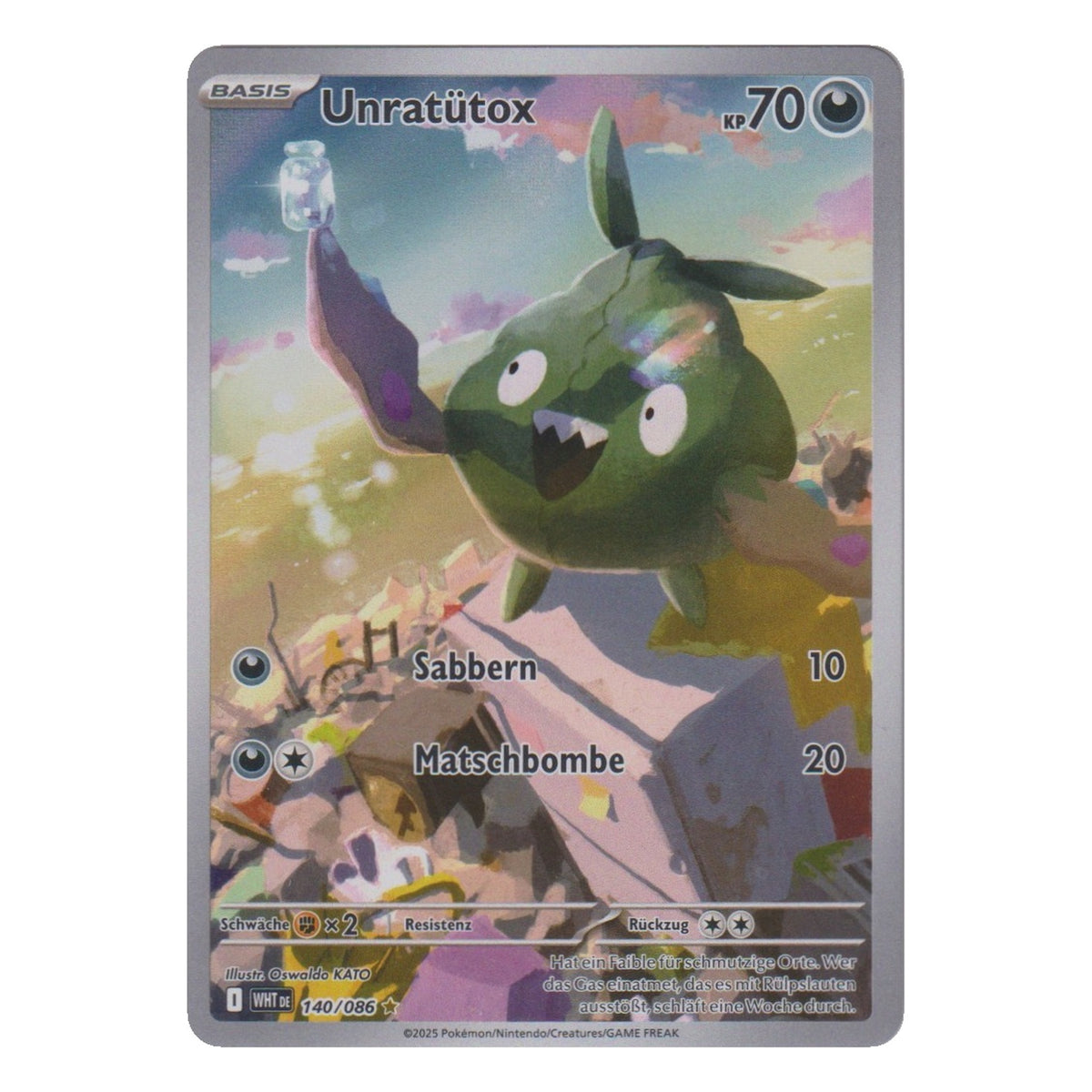 Pokémon: Unratütox – White Flare (WHT 140) – Einzelkarte