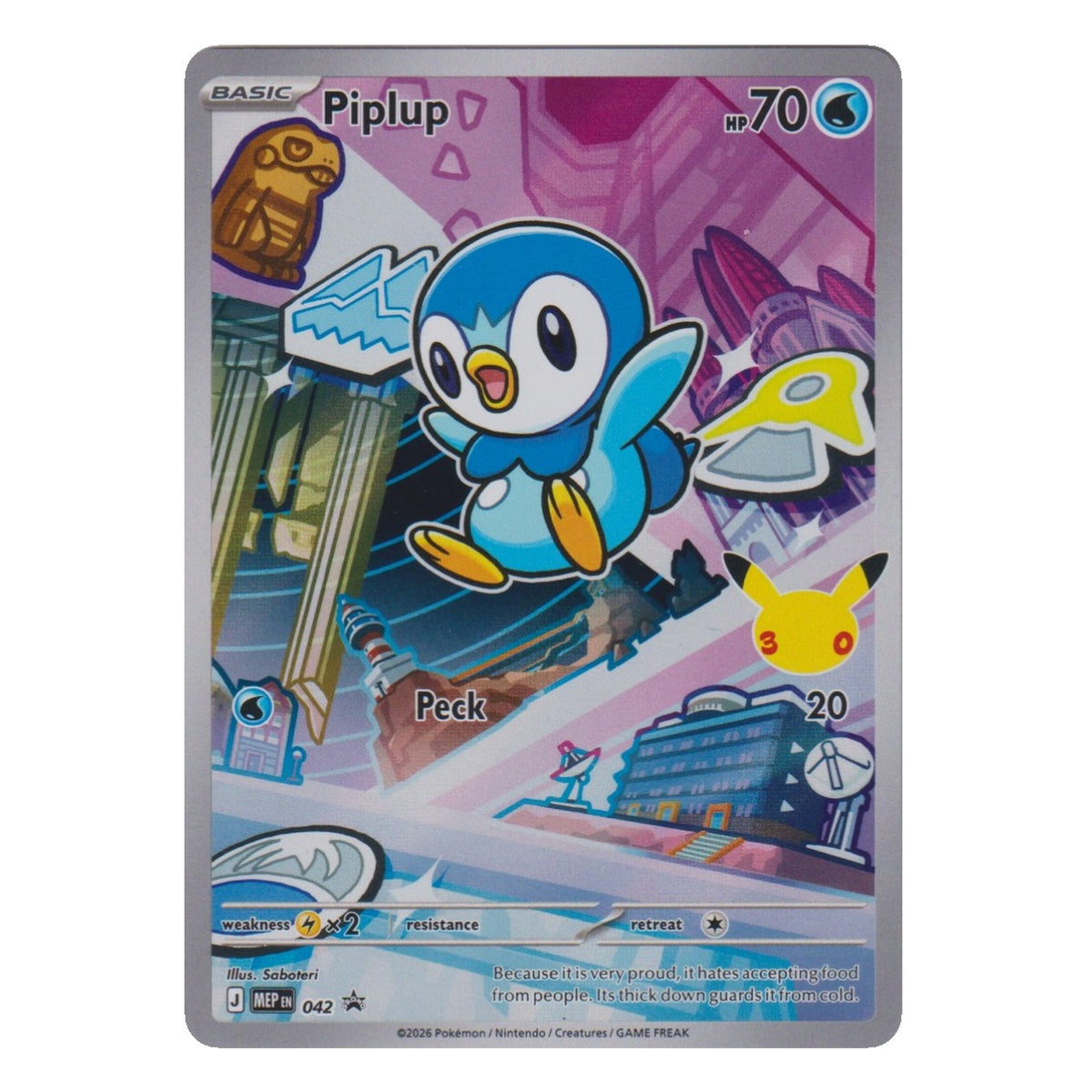 Pokémon: Piplup – MEP Black Star Promos (MEP 042) – Einzelkarte