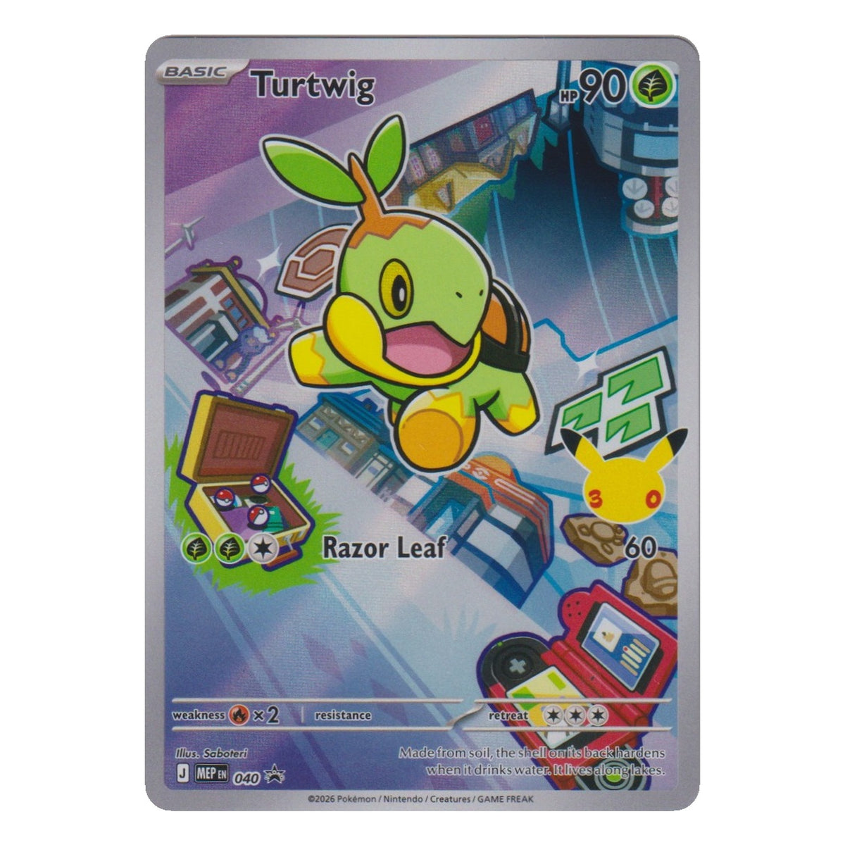 Pokémon: Turtwig – MEP Black Star Promos (MEP 040) – Einzelkarte