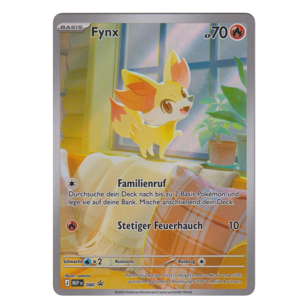 Pokémon: Fynx – MEP Black Star Promos (MEP 080) – Einzelkarte
