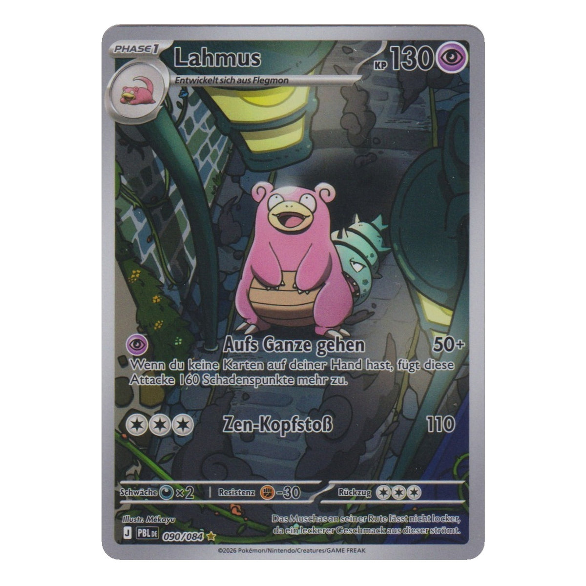 Pokémon: Lahmus – Dunkelnacht (PBL 090) – Einzelkarte