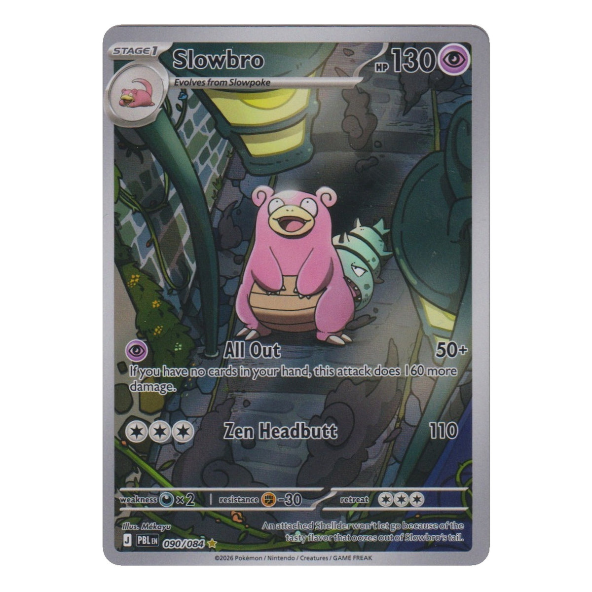 Pokémon: Slowbro – Pitch Black (PBL 090) – Einzelkarte