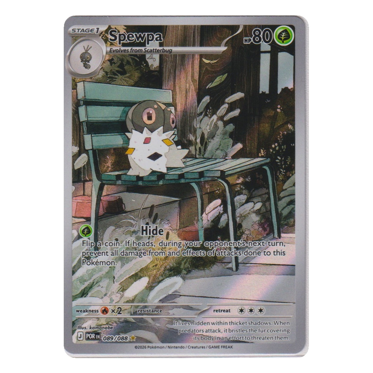 Pokémon: Spewpa – Perfect Order (POR 089) – Einzelkarte