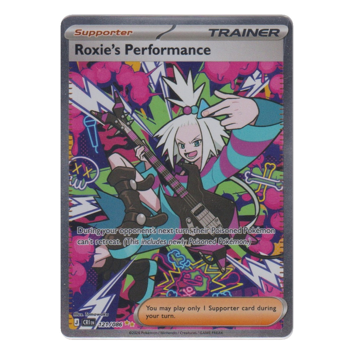 Pokémon: Roxie's Performance – Chaos Rising (CRI 121) – Einzelkarte