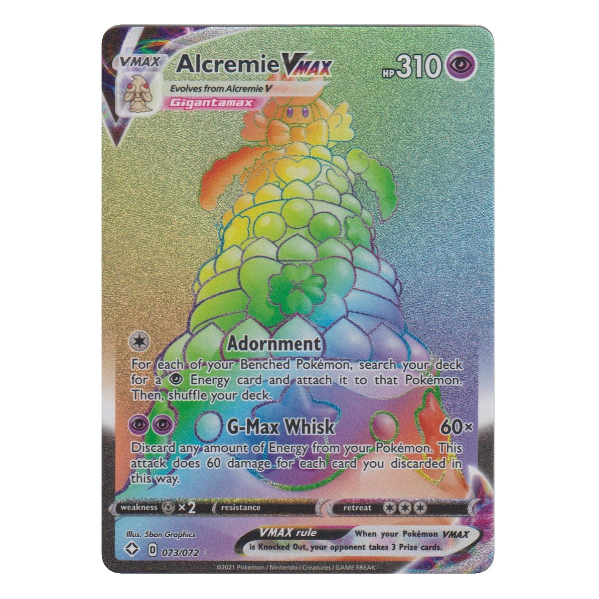 Pokémon: Alcremie VMAX – Shining Fates (SHF 73) – Einzelkarte