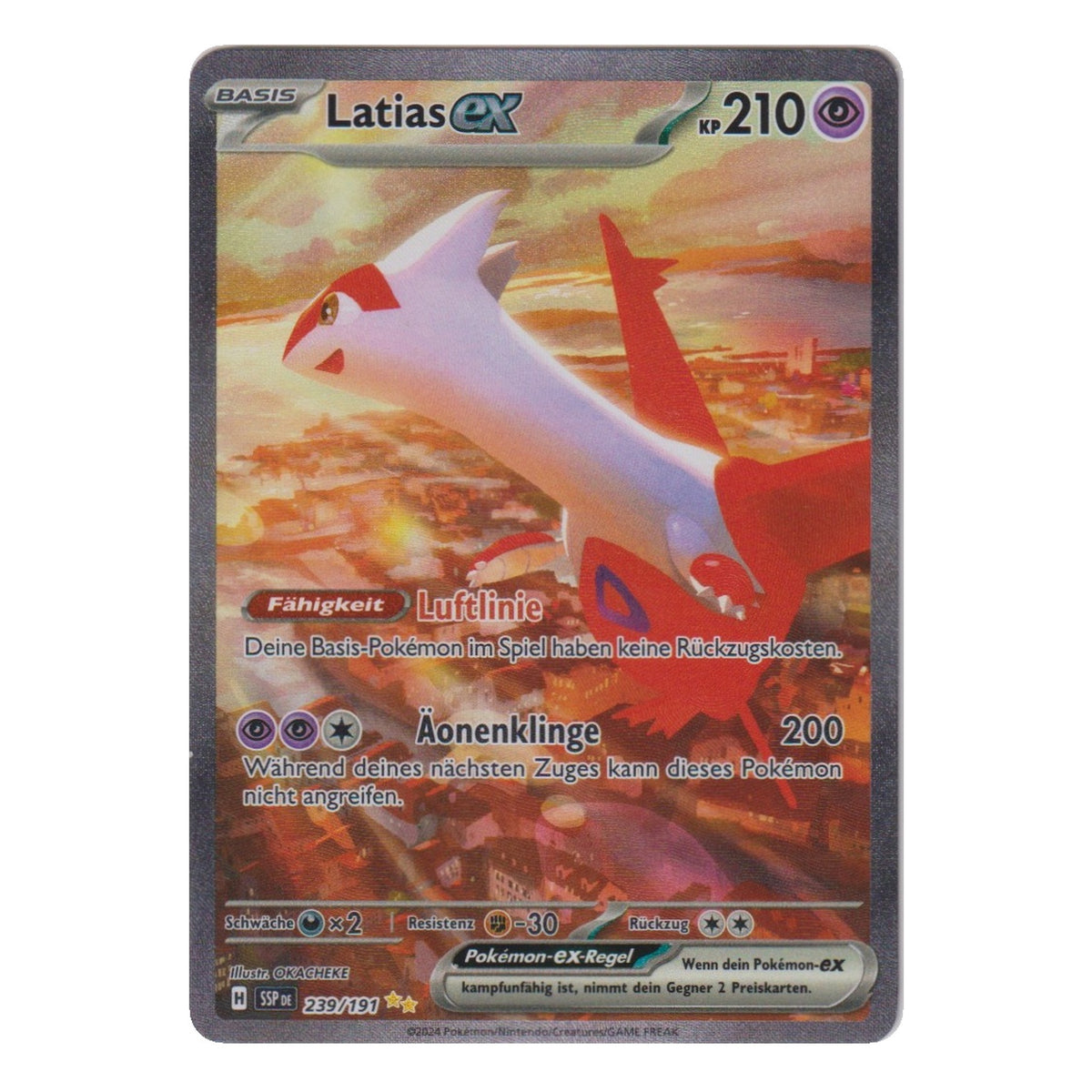 Pokémon: Latias ex – Stürmische Funken (SSP 239) – Einzelkarte