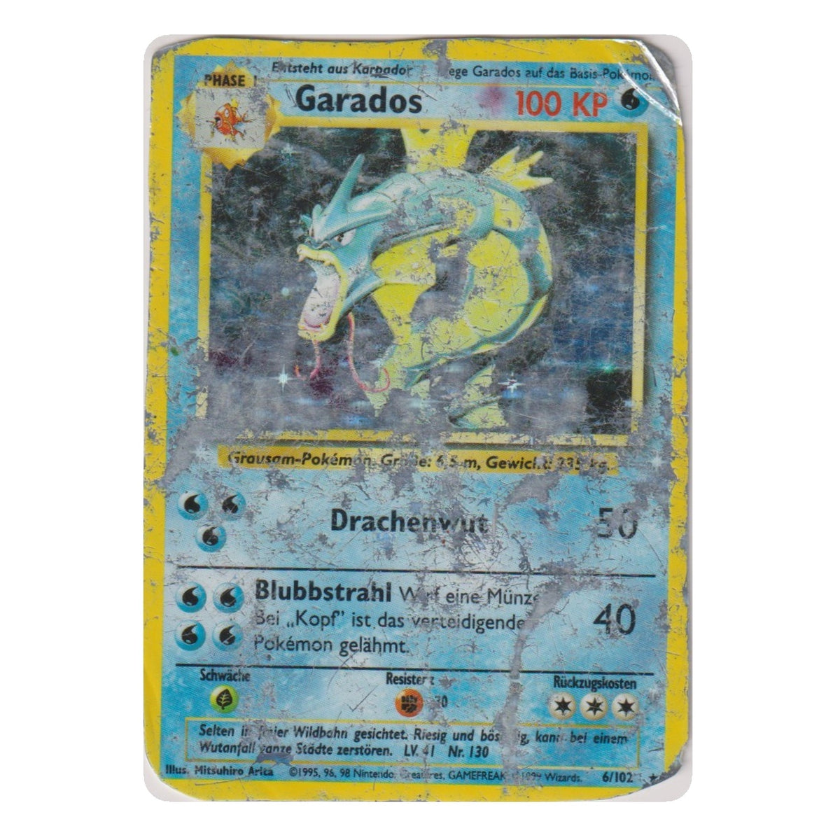 Pokémon: Garados – Base Set (BS 6) – Einzelkarte