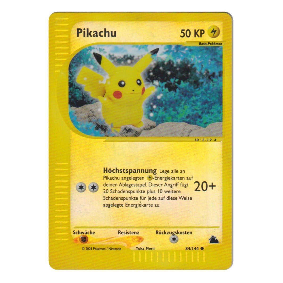 Pokémon: Pikachu – Skyridge (SK 84) Reverse Holo – Einzelkarte