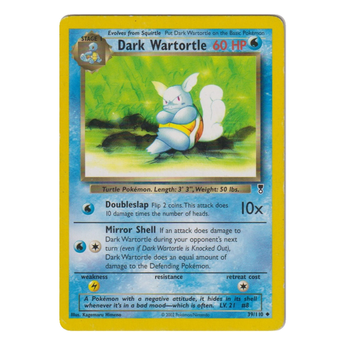 Pokémon: Dark Wartortle – Legendary Collection (LC 39) – Einzelkarte