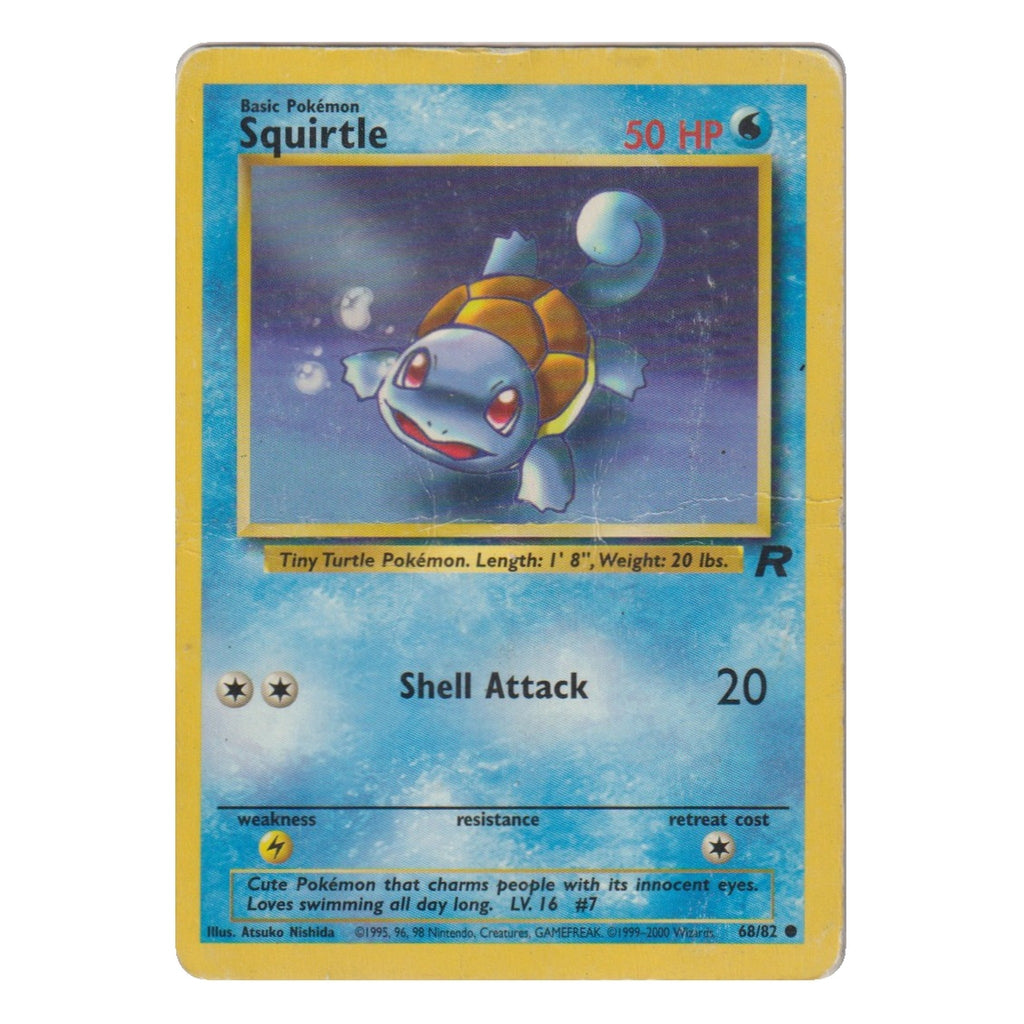 Pokémon: Squirtle – Team Rocket (TR 68) – Einzelkarte