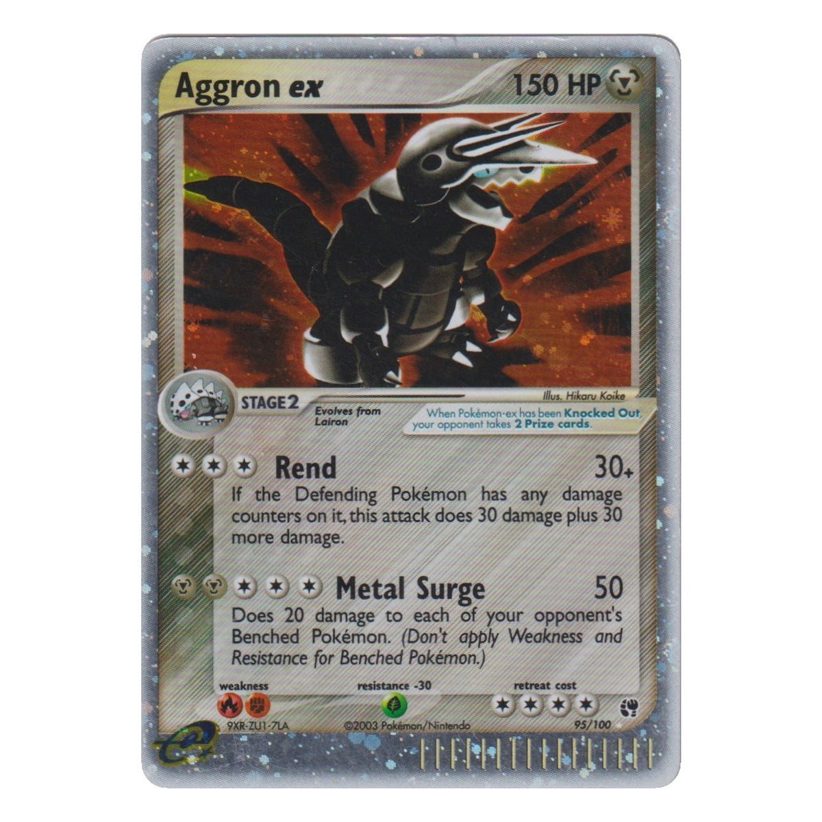Pokémon: Aggron ex – Sandstorm (SS 95) – Einzelkarte