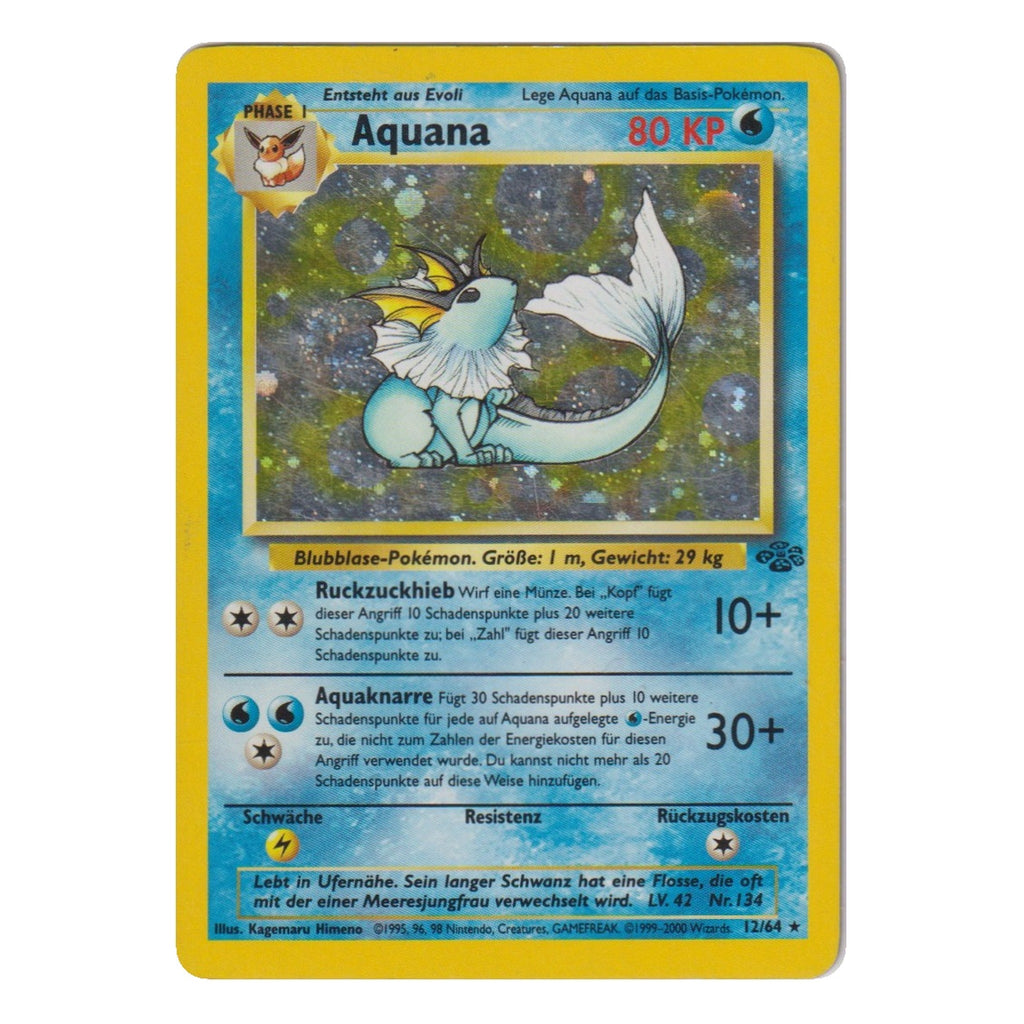 Pokémon: Aquana – Jungle (JU 12) – Einzelkarte