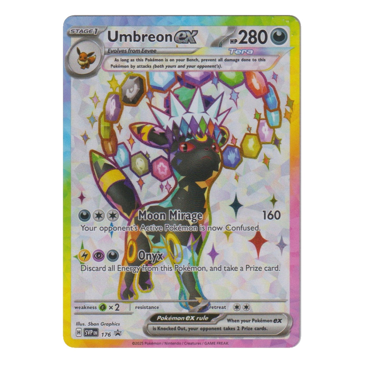 Pokémon: Umbreon ex – SV Black Star Promos (SVP 176) – Einzelkarte