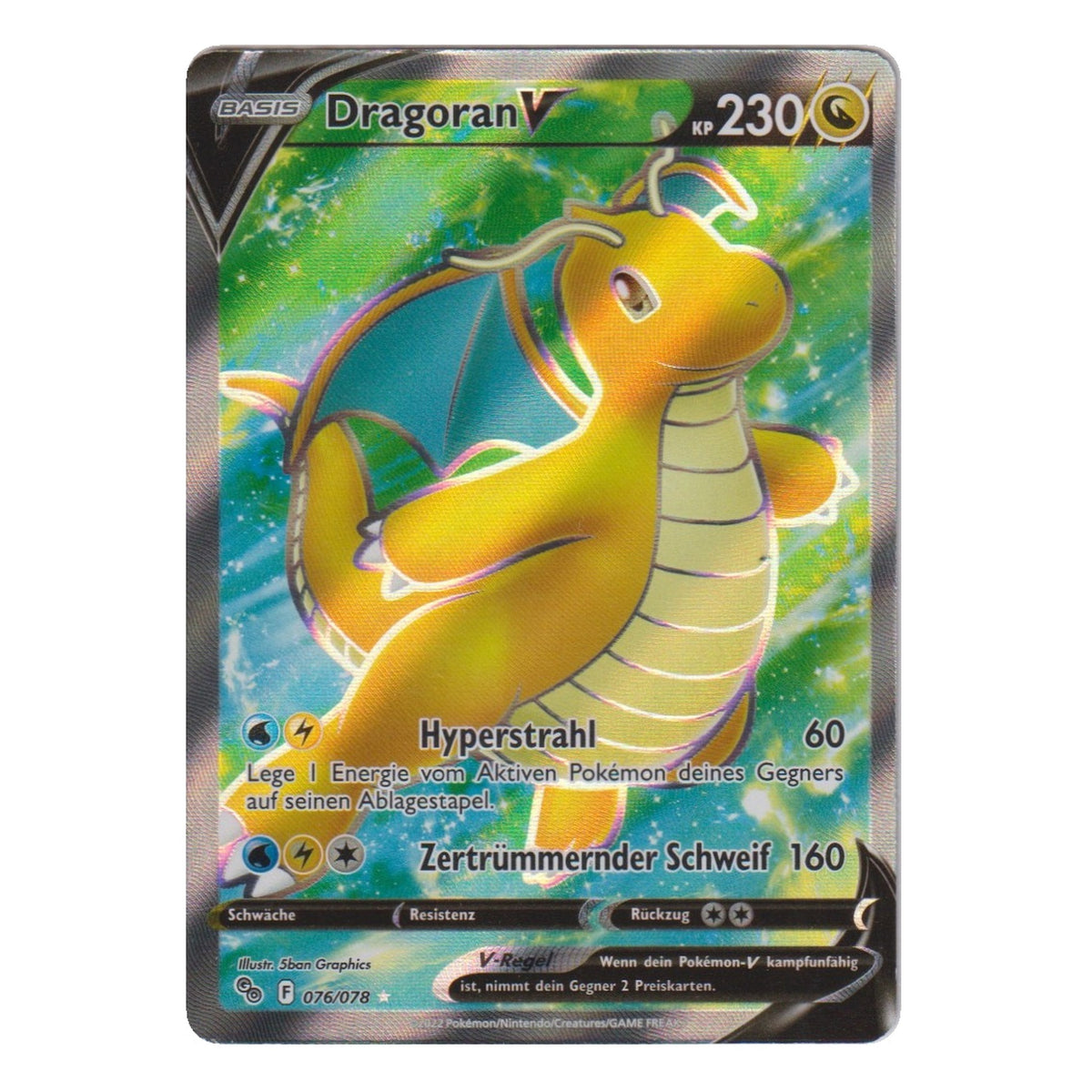 Pokémon: Dragoran V – Pokémon GO (PGO 076) – Einzelkarte