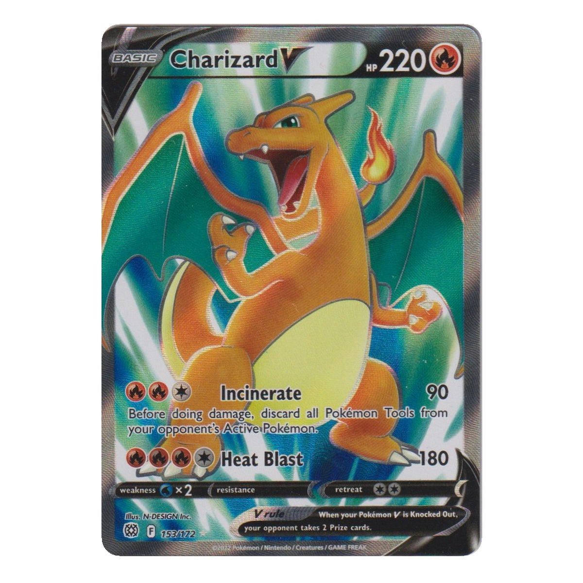 Pokémon: Charizard V – Brilliant Stars (BRS 153) – Einzelkarte