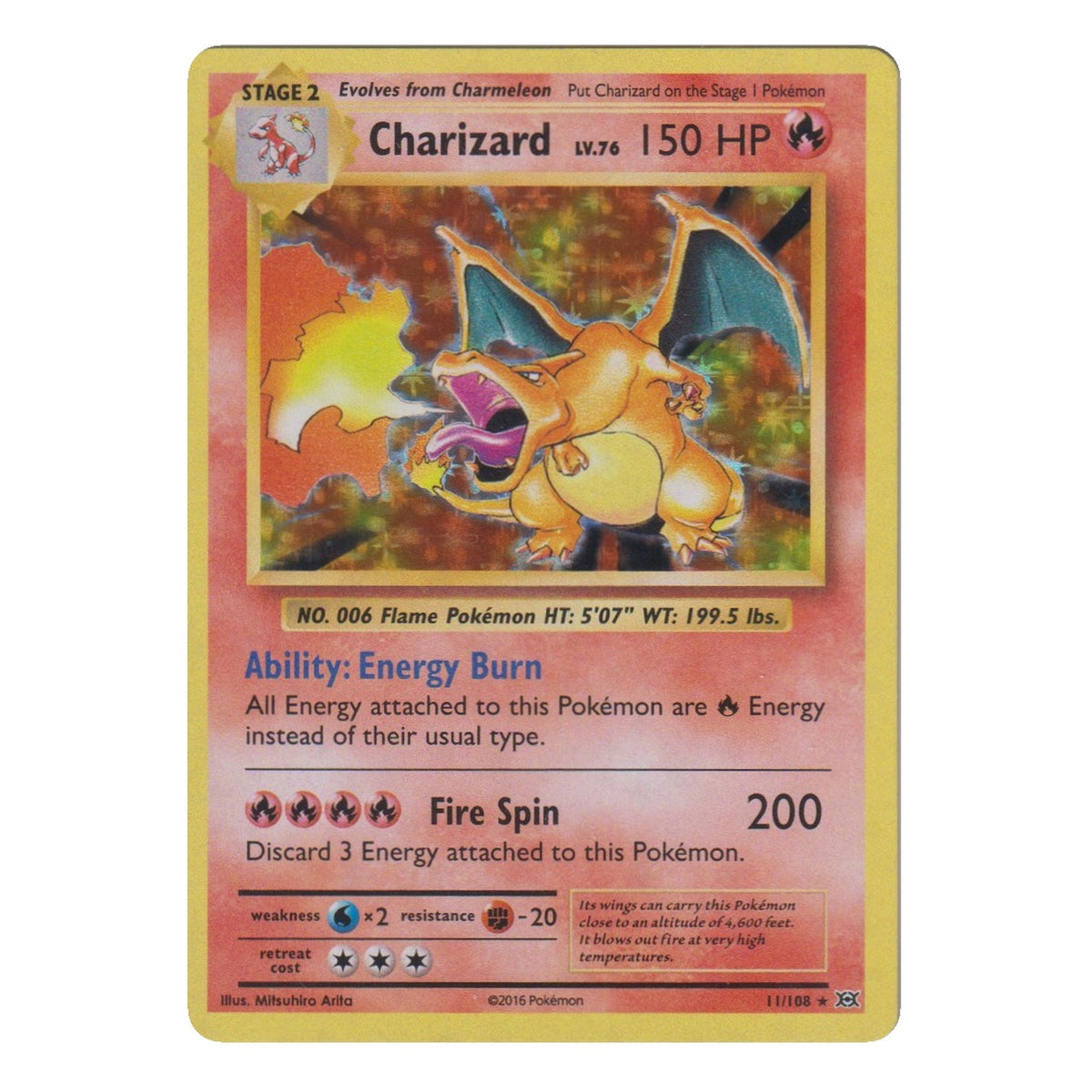 Pokémon: Charizard – Evolutions (EVO 11) – Einzelkarte