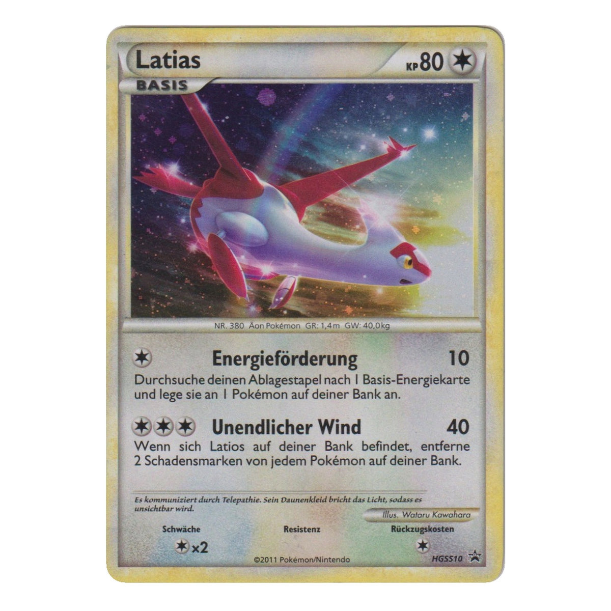 Pokémon: Latias (HGSS10) – Einzelkarte
