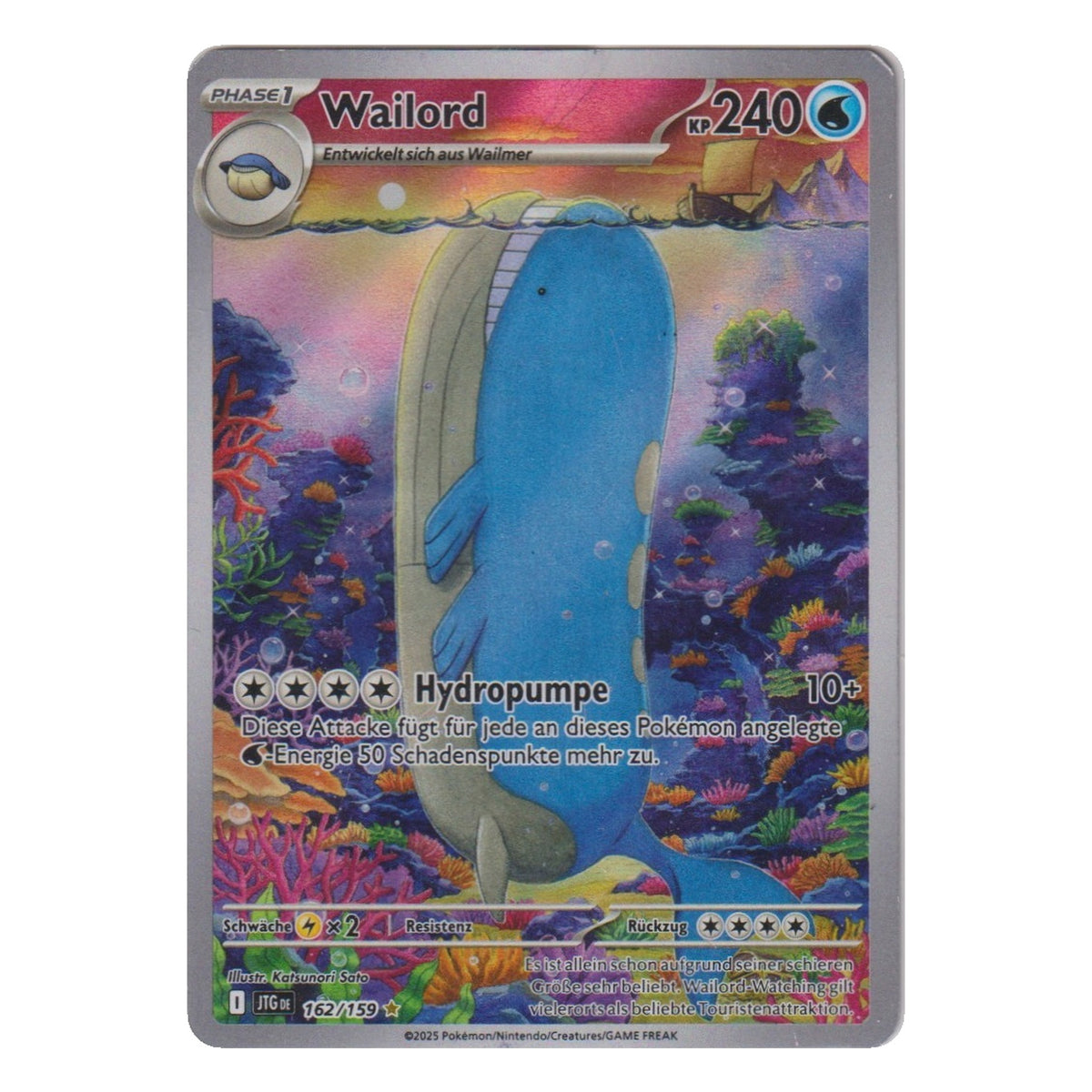 Pokémon: Wailord – Reisegefährten (JTG 162) – Einzelkarte