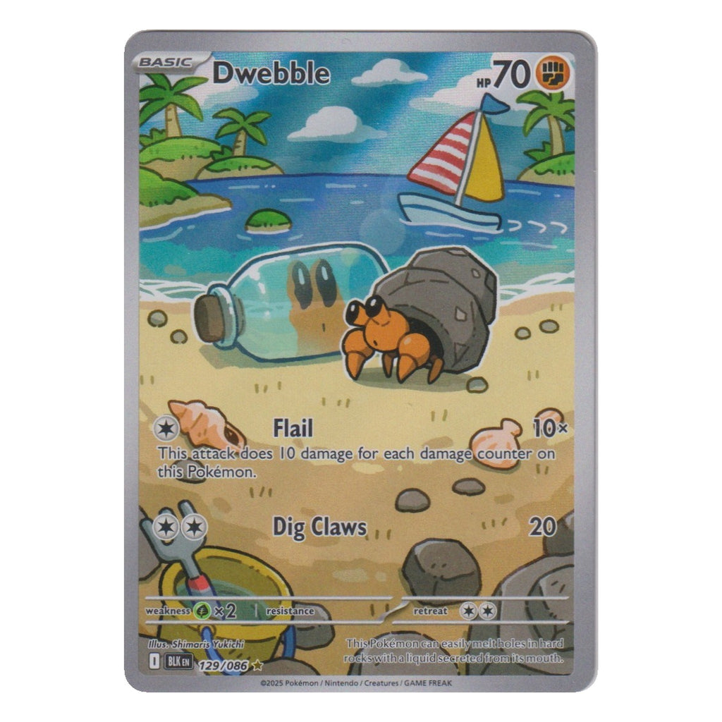 Pokémon: Dwebble (BLK 129) – Einzelkarte