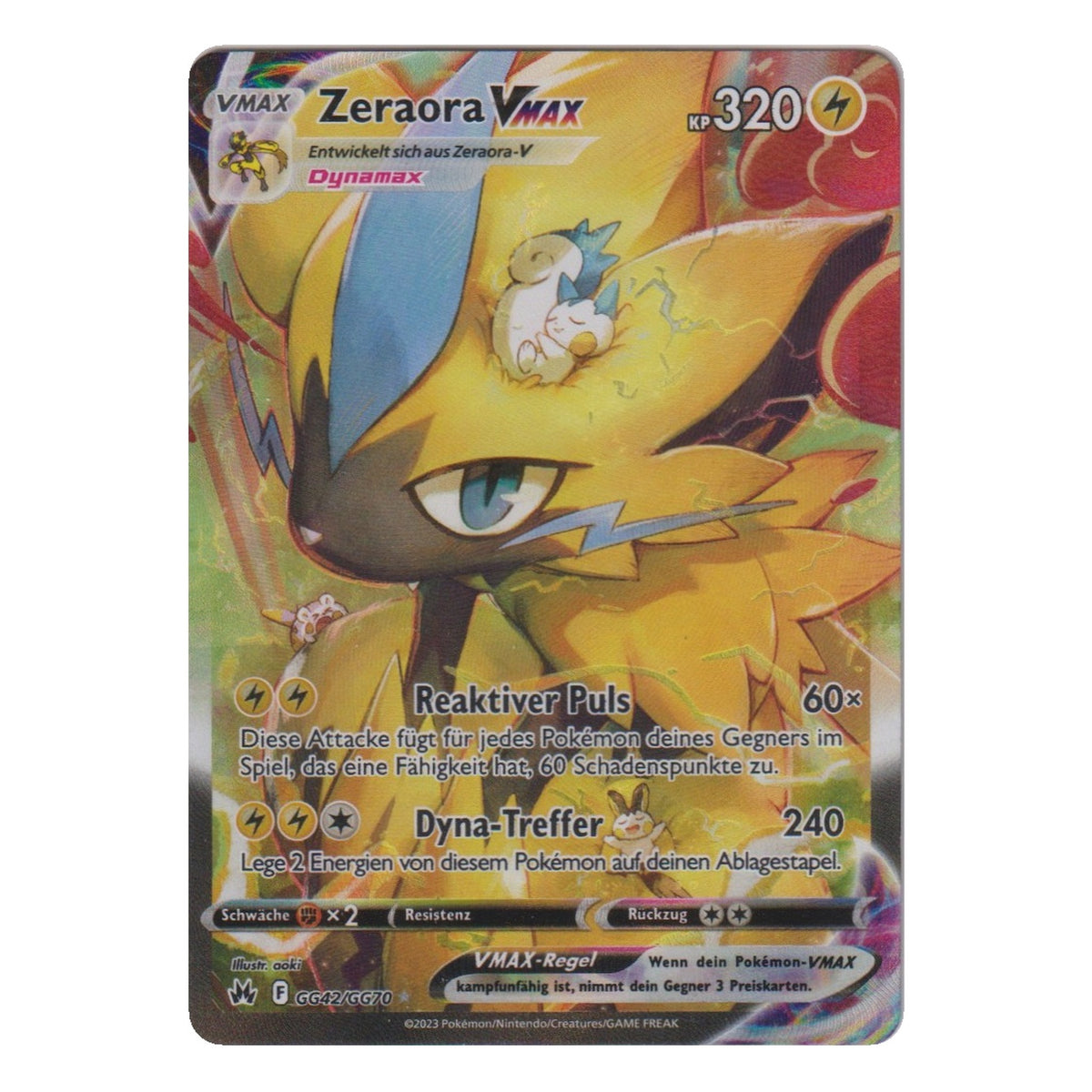 Pokémon: Zeraora VMAX (GG42/GG70) – Einzelkarte