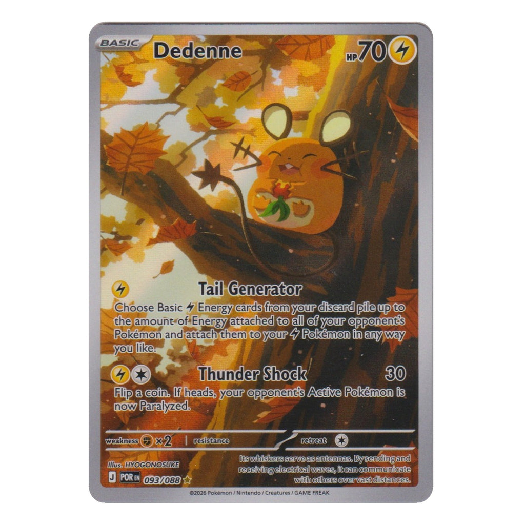 Pokémon: Dedenne (POR 093) – Einzelkarte