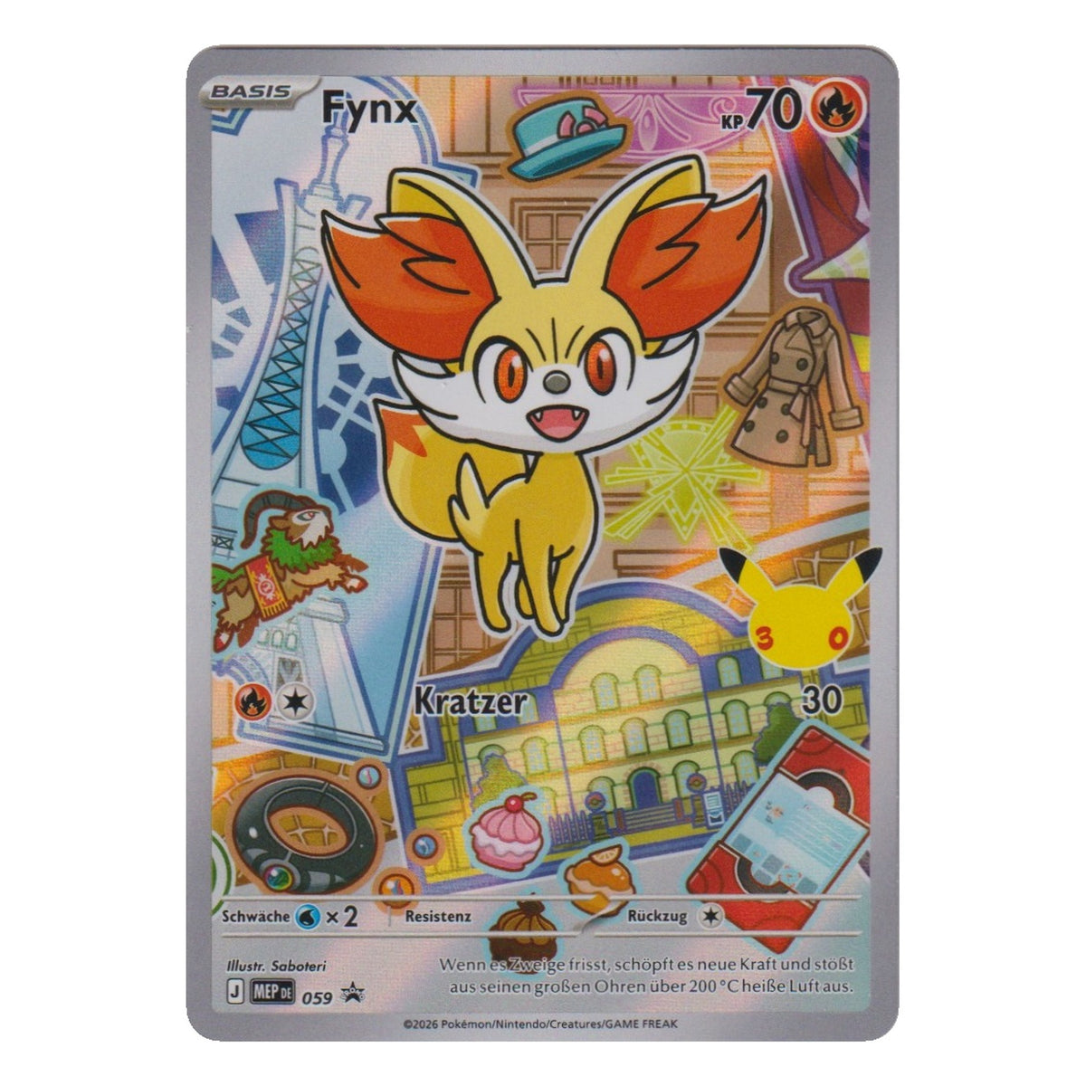 Pokémon: Fynx – MEP Black Star Promos (MEP 059) – Einzelkarte