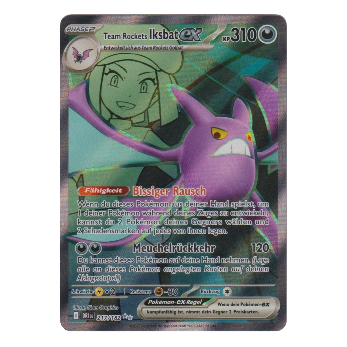 Pokémon: Team Rockets Iksbat ex – Ewige Rivalen (DRI 217) – Einzelkarte
