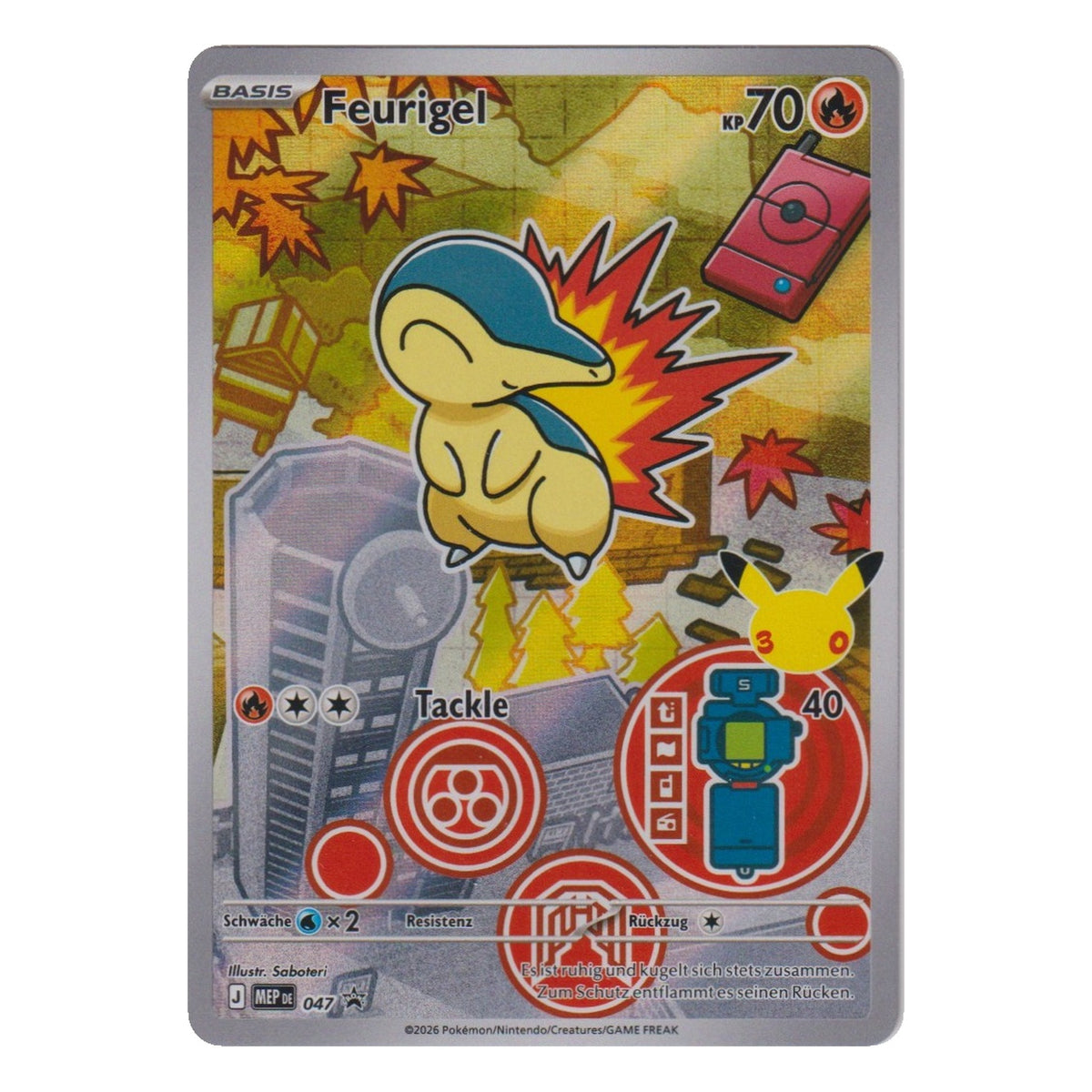 Pokémon: Feurigel – MEP Black Star Promos (MEP 047) – Einzelkarte