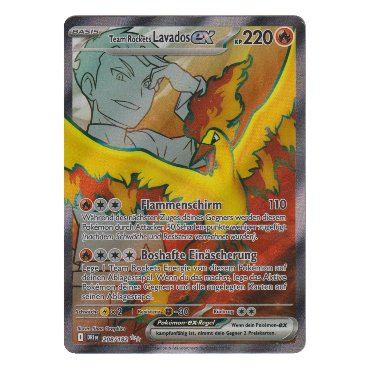 Pokémon: Team Rockets Lavados ex – Ewige Rivalen (DRI 208) – Einzelkarte